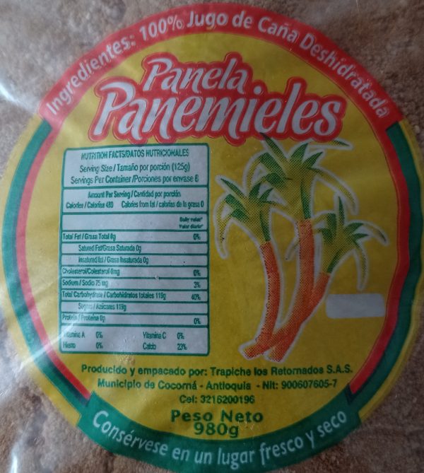 Panela molida 980 gr