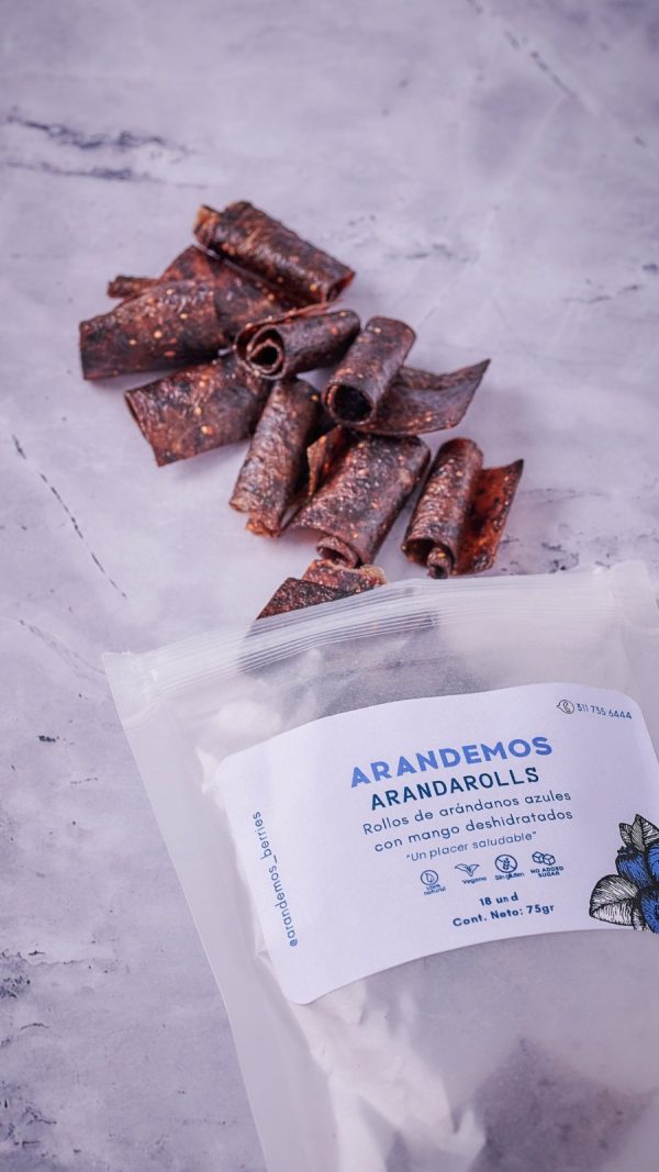 Rollito de arándanos con mango 75 gr