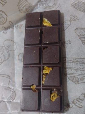 Chocolatina 70% con lulo deshidratado 60 gr